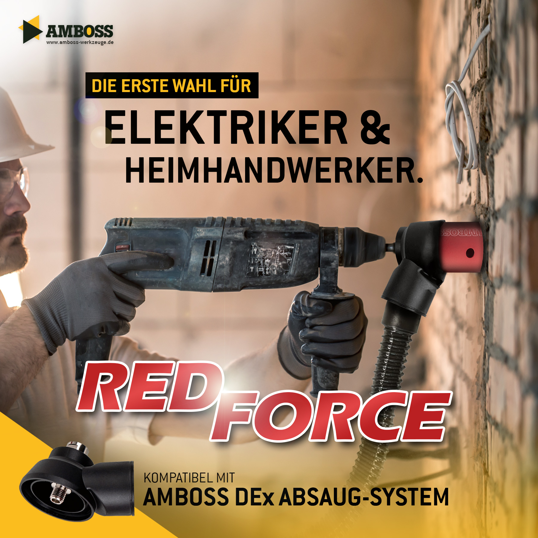 Dosensenker Red Force - 68 mm - SDS-Plus StarterSet Dosensenker Red Force - 68 mm - SDS-Plus StarterSet