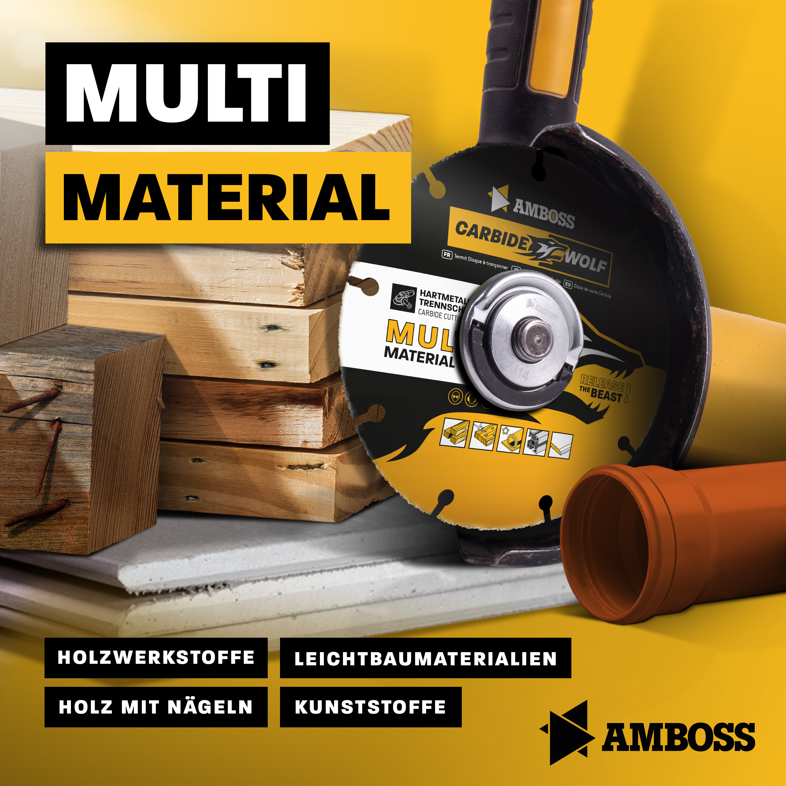 Amboss Carbide Wolf HM Trennscheibe - 230 x 1.8 x 22.2 Amboss Carbide Wolf HM Trennscheibe - 230 x 1.8 x 22.2