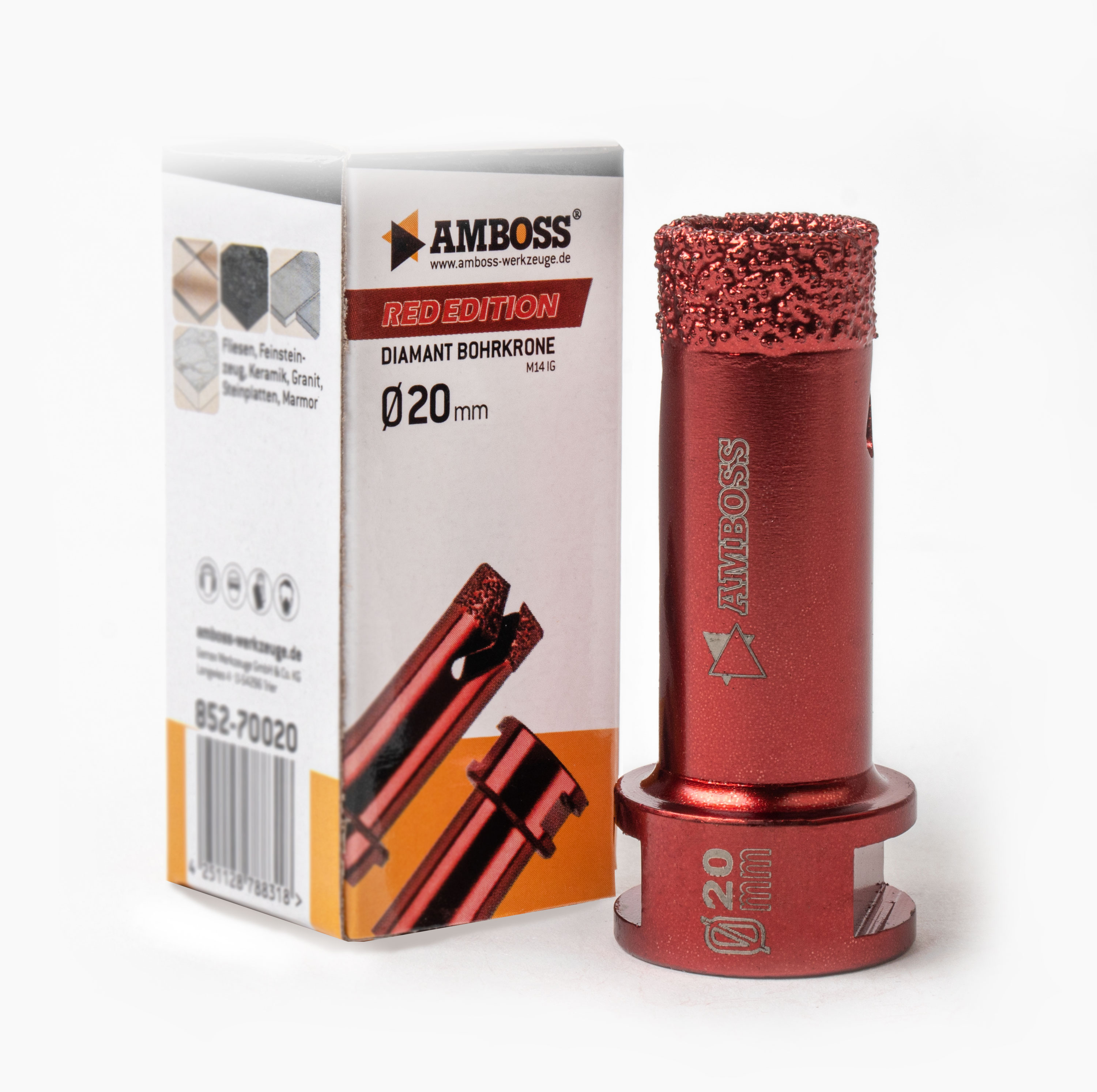 Amboss Red Edition Bohrkrone 20 mm Amboss Red Edition Bohrkrone 20 mm