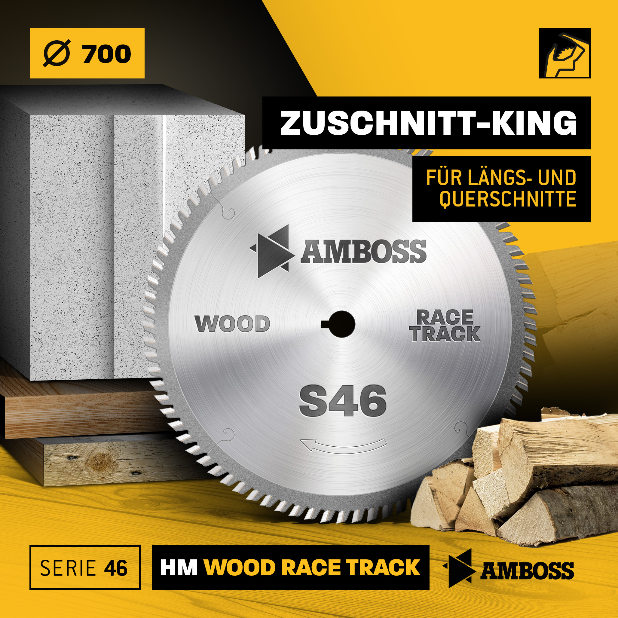 HM Kreissägeblatt - 700 x 4/3.0 x 30 Z84 WZ HM Kreissägeblatt - 700 x 4/3.0 x 30 Z84 WZ