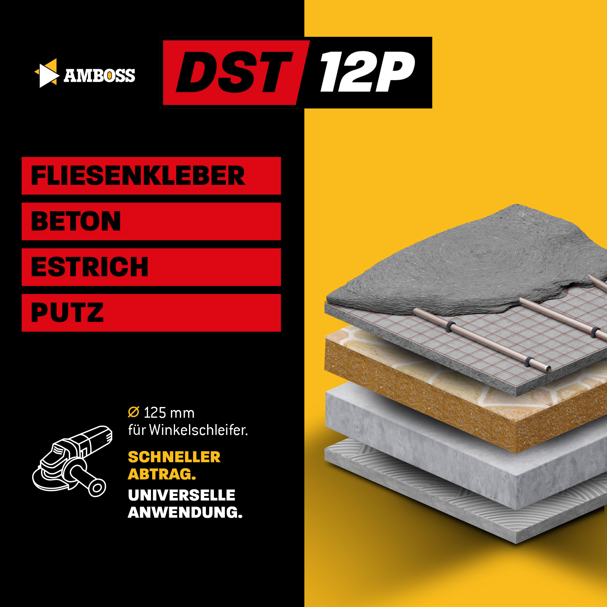 Amboss DST 12P Diamant Schleiftopf Ø 125 mm x  22.23 Amboss DST 12P Diamant Schleiftopf Ø 125 mm x  22.23