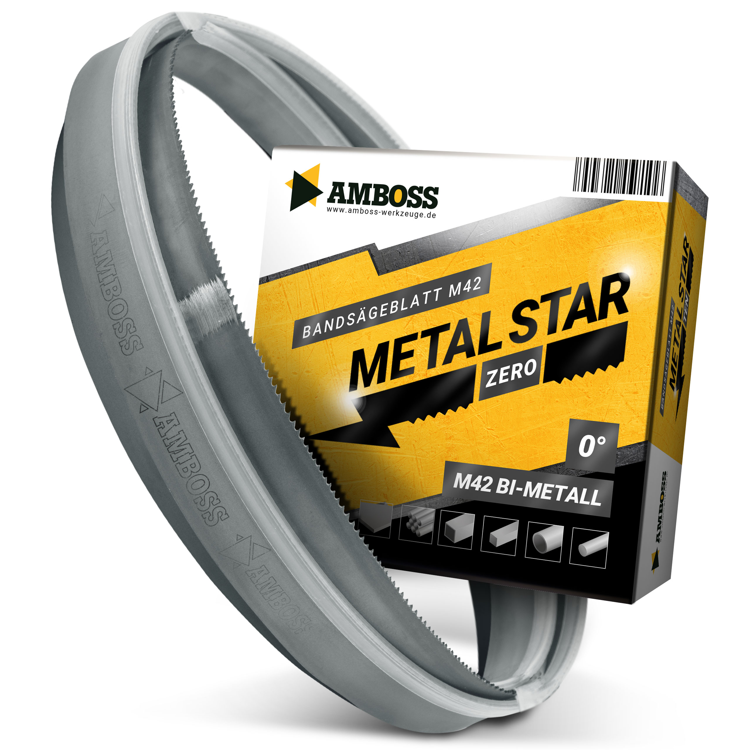 Amboss M42 Bandsägeblatt Metal Star Zero 2450 x 27 x 0.9 x 10|14 ZpZ