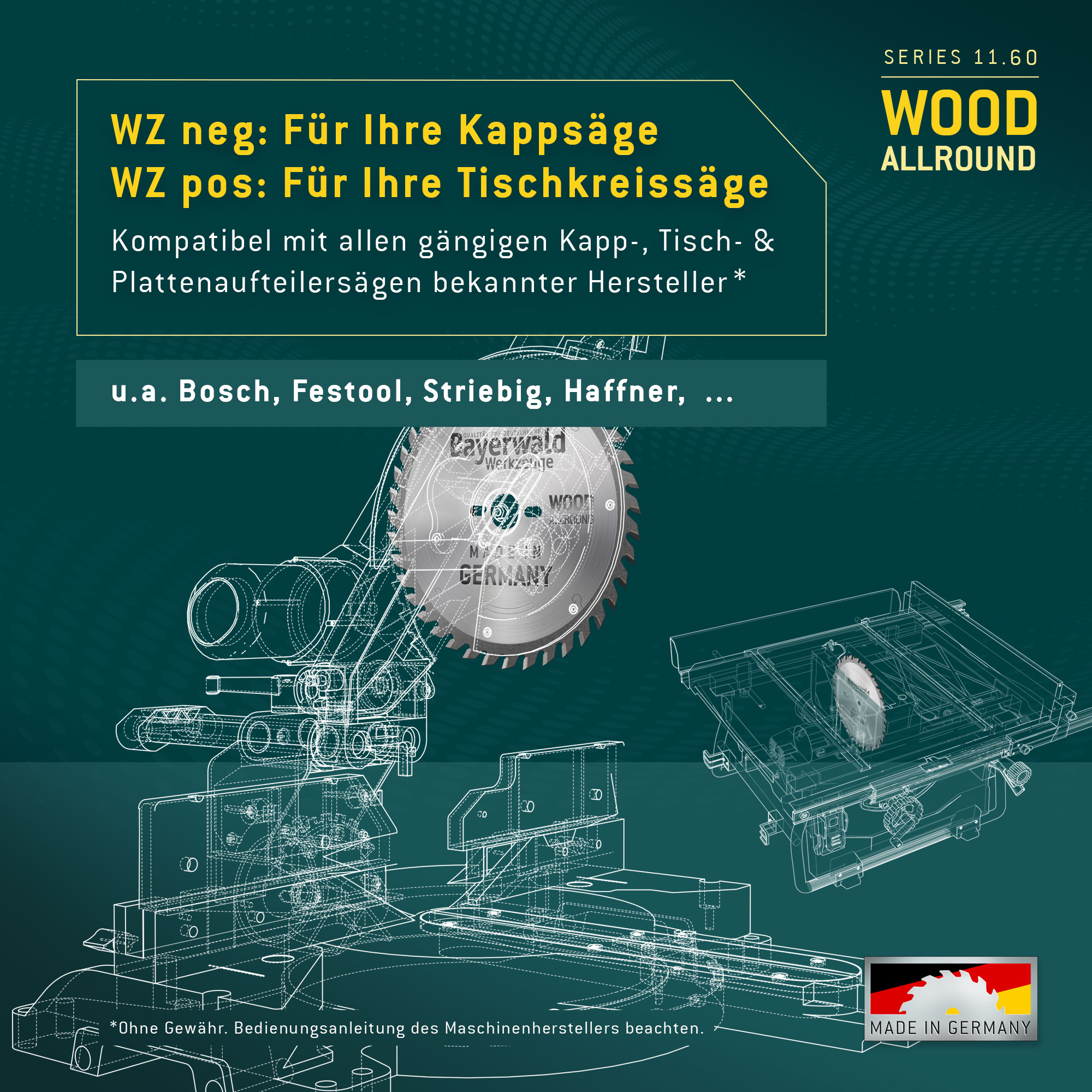 HM Kreissägeblatt - 300 x 3.2/2.2 x 30 Z72 WZ HM Kreissägeblatt - 300 x 3.2/2.2 x 30 Z72 WZ