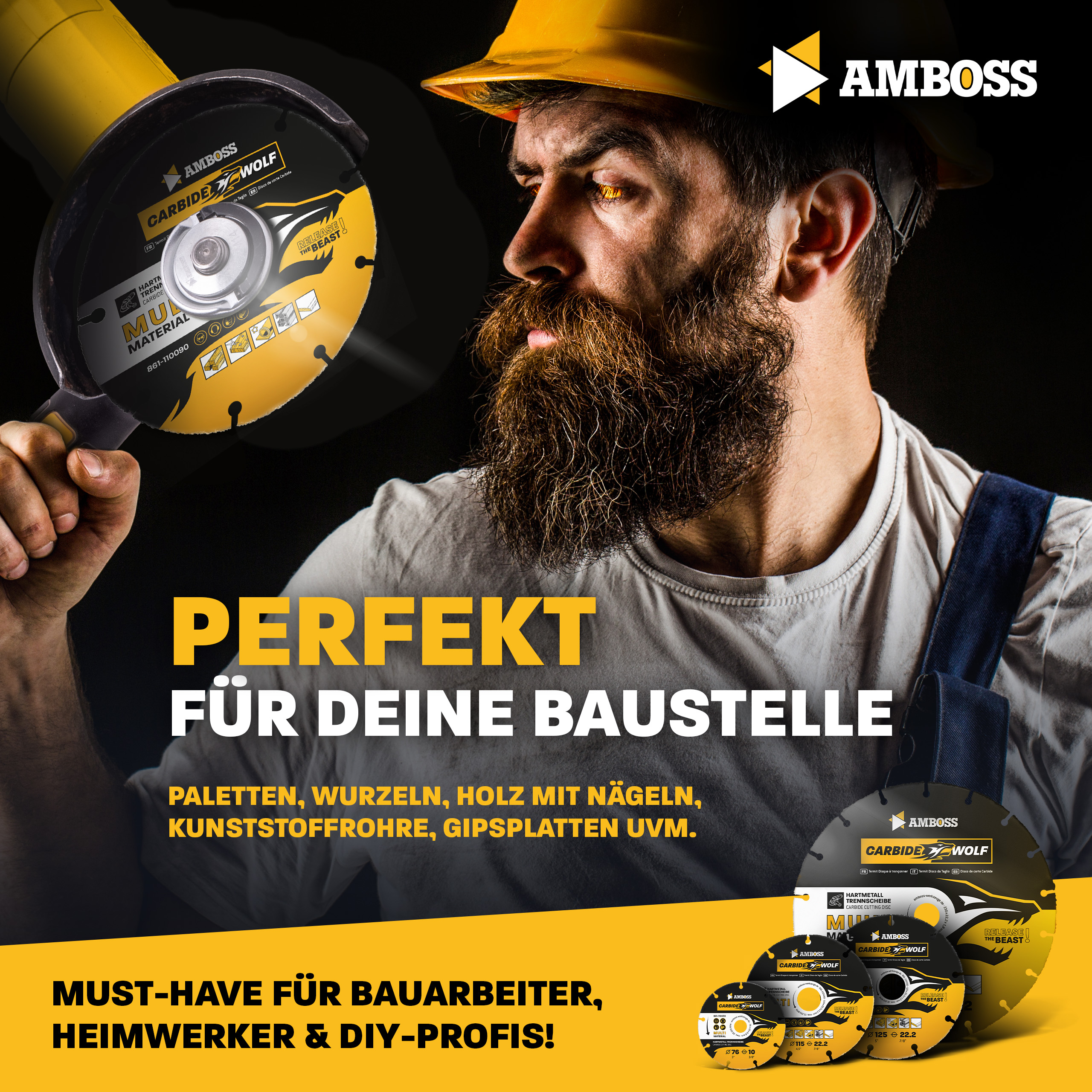 Amboss Carbide Wolf HM Trennscheibe - 125 x 1.2 x 22.2 Amboss Carbide Wolf HM Trennscheibe - 125 x 1.2 x 22.2