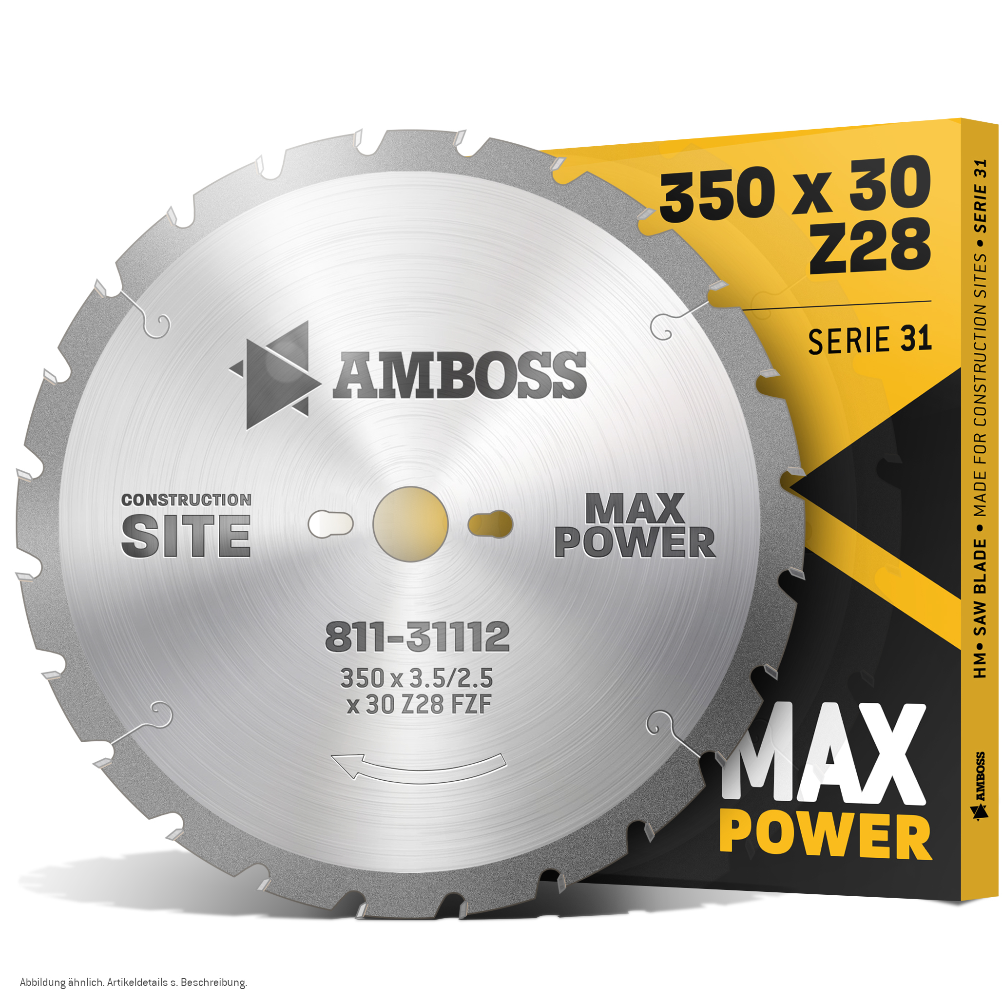 HM Kreissägeblatt - 350 x 3.5/2.5 x 30 Z28 FWF HM Kreissägeblatt - 350 x 3.5/2.5 x 30 Z28 FWF