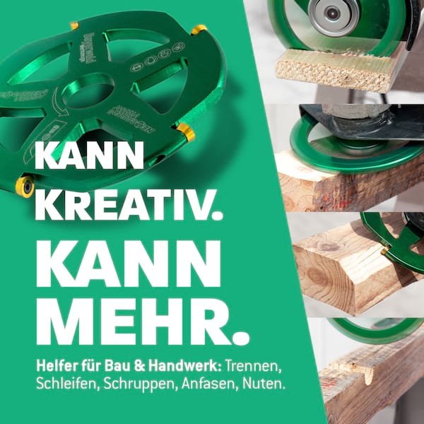 Bayerwald NeoCarver 5 Vision V2 - Hartmetall Frässcheibe für Holz - Holzschnitzfräser aus Aluminium für Winkelschleifer zum Trennen, Schleifen, Schruppen uvm. - Ø 115mm x 22,2 mm / 5 Zähne Bayerwald NeoCarver 5 Vision V2 - Hartmetall Frässcheibe für Holz - Holzschnitzfräser aus Aluminium für Winkelschleifer zum Trennen, Schleifen, Schruppen uvm. - Ø 115mm x 22,2 mm / 5 Zähne