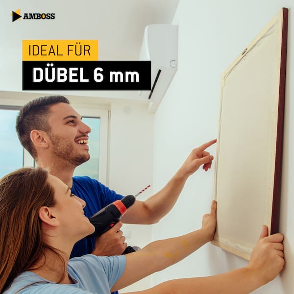 Amboss Multi Force Hartmetall Bohrer - Ø6 mm -  GL: 100mm - NL: 60mm