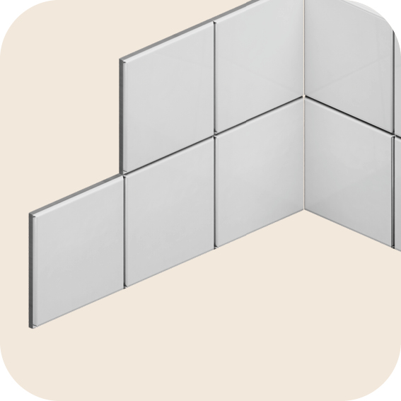 Werkstoff: Wandfliesen Werkstoff: Wandfliesen