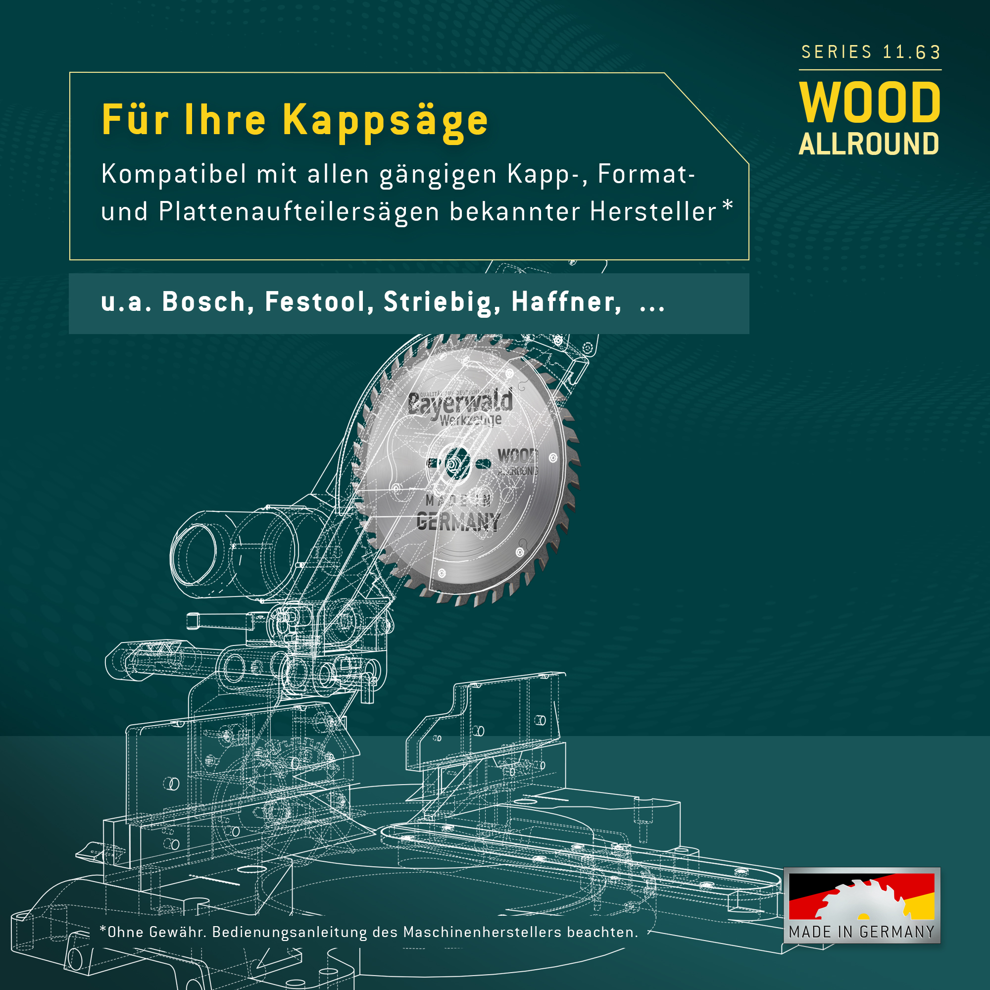 HM Kreissägeblatt - 303 x 3.2/2.2 x 30 Z60 HDF neg. HM Kreissägeblatt - 303 x 3.2/2.2 x 30 Z60 HDF neg.