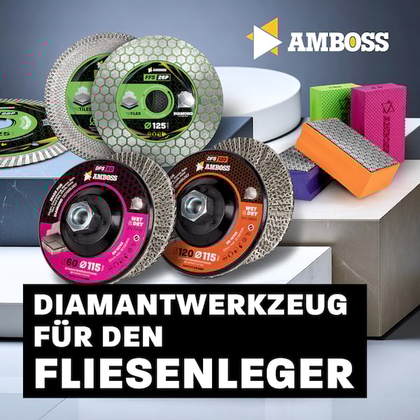 Amboss Diamant Fächerschleifscheibe 115mm K60 M14 Amboss Diamant Fächerschleifscheibe 115mm K60 M14