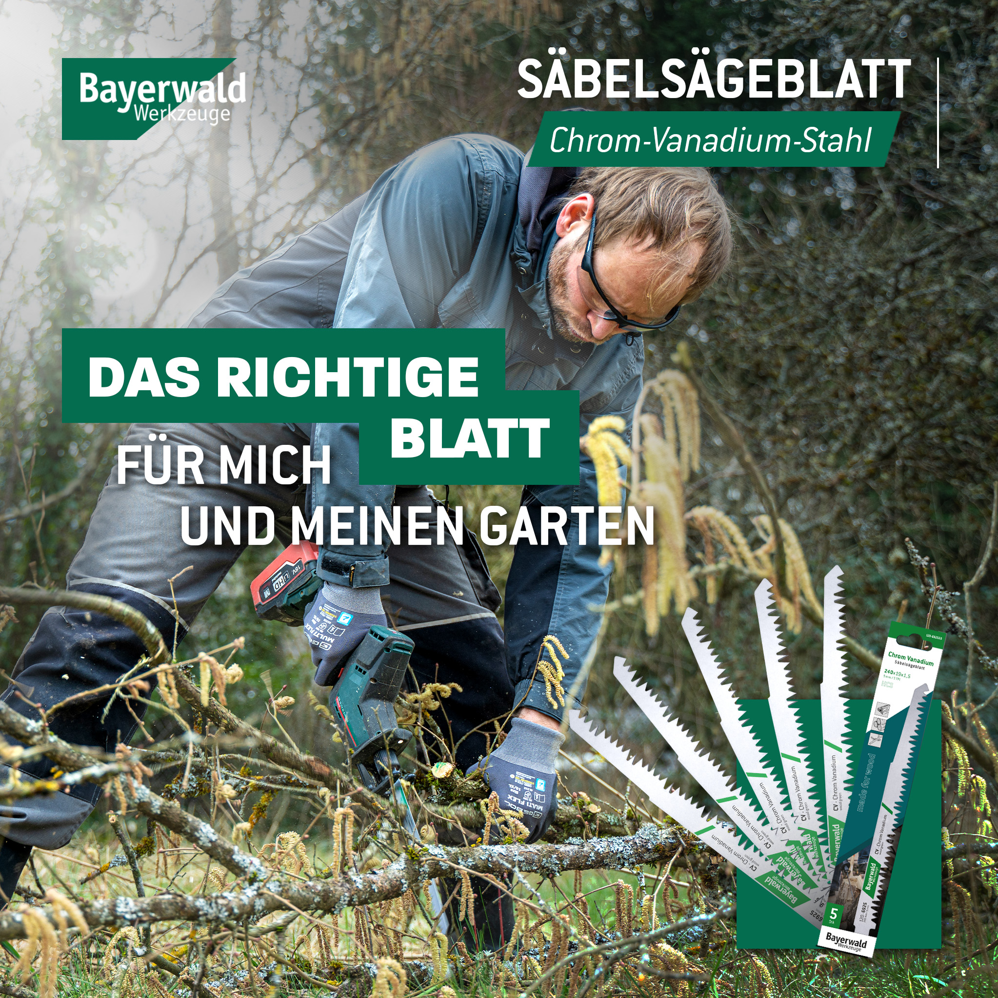 5x Bayerwald Werkzeuge Säbelsägeblatt - Länge 230 mm | Für Weichholz/ Konstruktionsholz/ Grünholz/ Brennholz / Balken | Grober, schneller Schnitt 5x Bayerwald Werkzeuge Säbelsägeblatt - Länge 230 mm | Für Weichholz/ Konstruktionsholz/ Grünholz/ Brennholz / Balken | Grober, schneller Schnitt