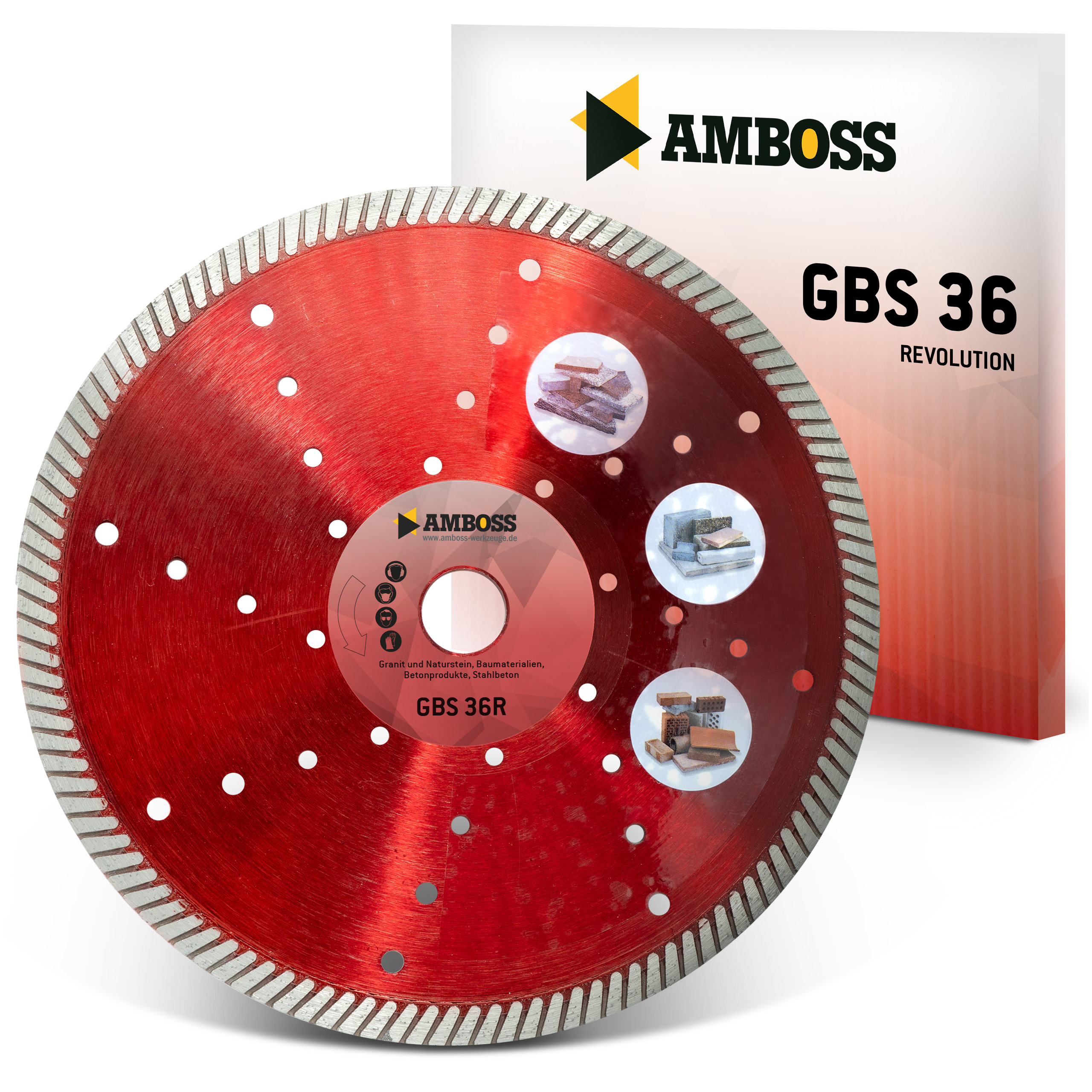 Amboss GBS 36R Diamant Trennscheibe - 350 x 3.5 x 25.4