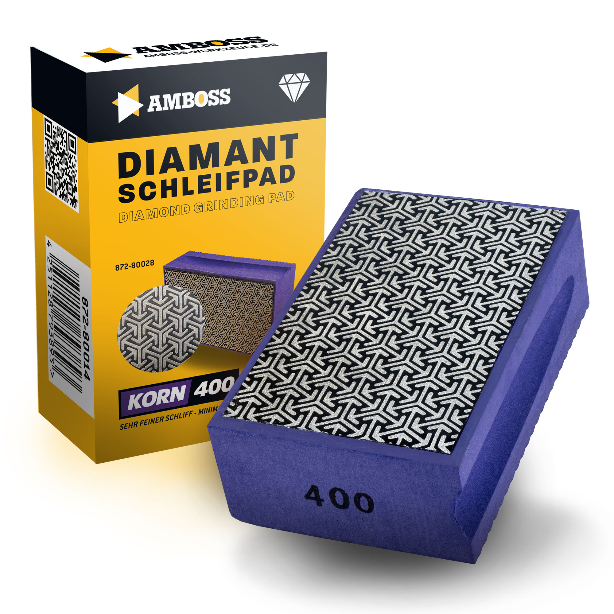 Amboss Diamant Schleifpad Korn: 400 Amboss Diamant Schleifpad Korn: 400