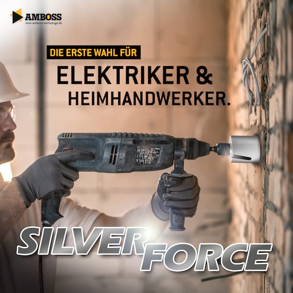 Dosensenker Silver Force - 82 mm - SDS-Plus StarterSet Dosensenker Silver Force - 82 mm - SDS-Plus StarterSet