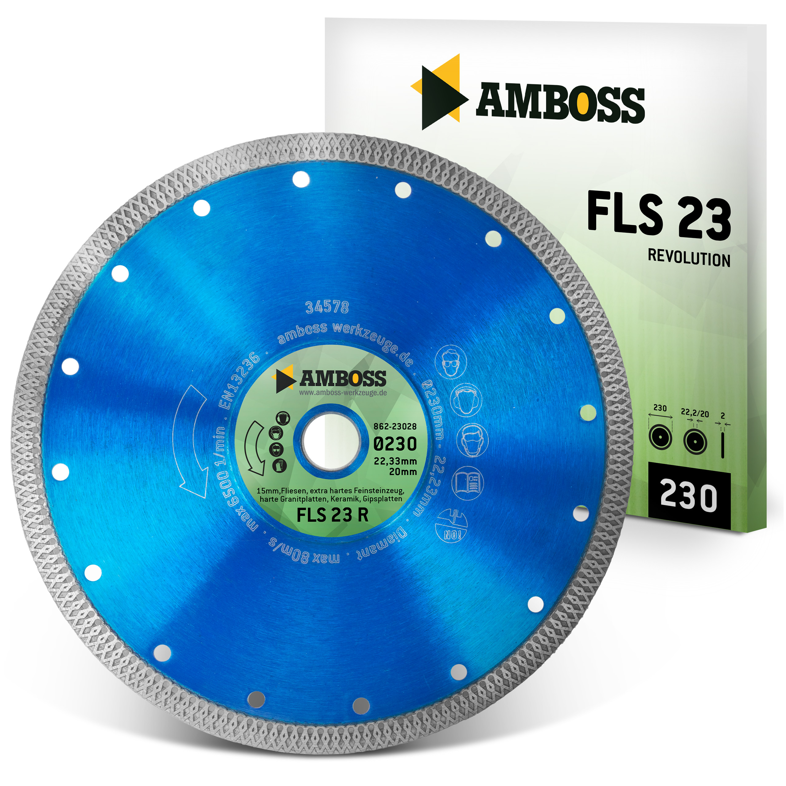 FLS 23R Diamant Trennscheibe 230 x 2 x 22.2 FLS 23R Diamant Trennscheibe 230 x 2 x 22.2