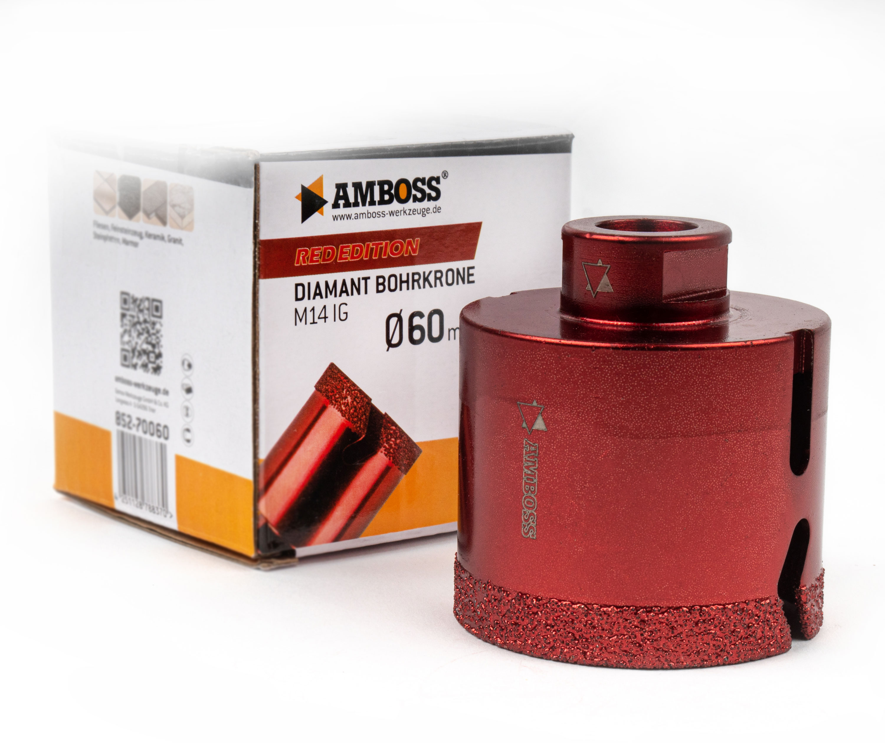 Amboss Red Edition Bohrkrone 60 mm Amboss Red Edition Bohrkrone 60 mm