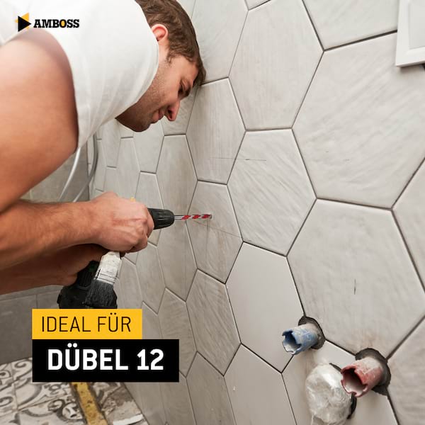 Amboss Multi Force Hartmetall Bohrer - Ø12 mm - GL: 140mm - NL: 90mm