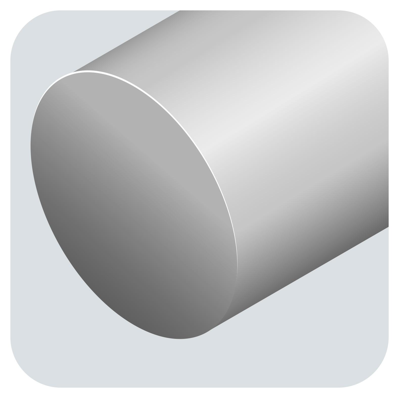 Werkstoff: Rund-Vollmaterial dick Werkstoff: Rund-Vollmaterial dick