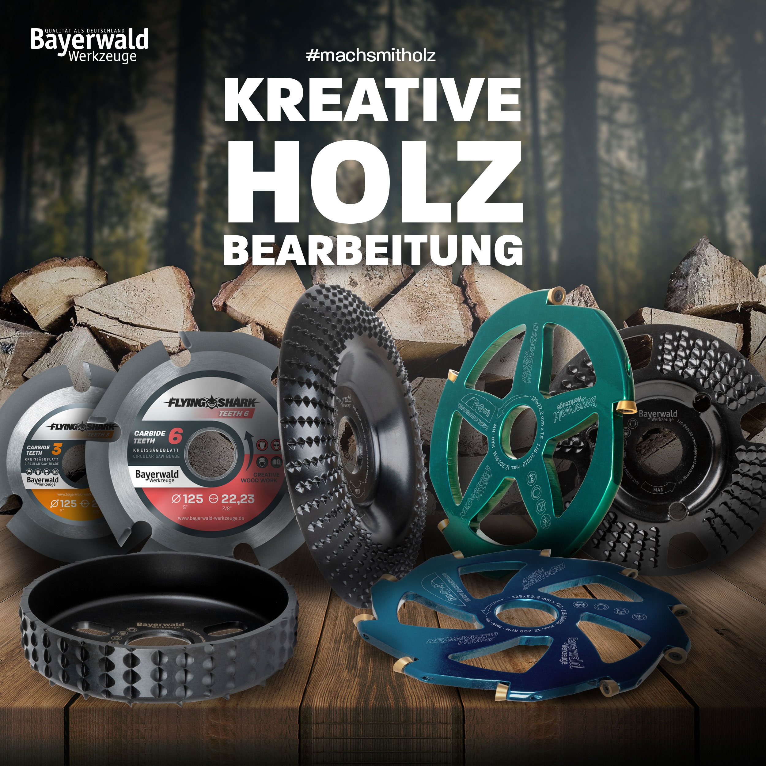 Bayerwald Raspelscheibe Black Biter Ø115 mm für Winkelschleifer