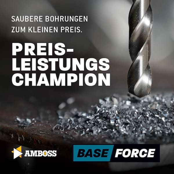 10 x  BASE Force Metallbohrer DIN 338 - Ø:7.5 mm 10 x  BASE Force Metallbohrer DIN 338 - Ø:7.5 mm