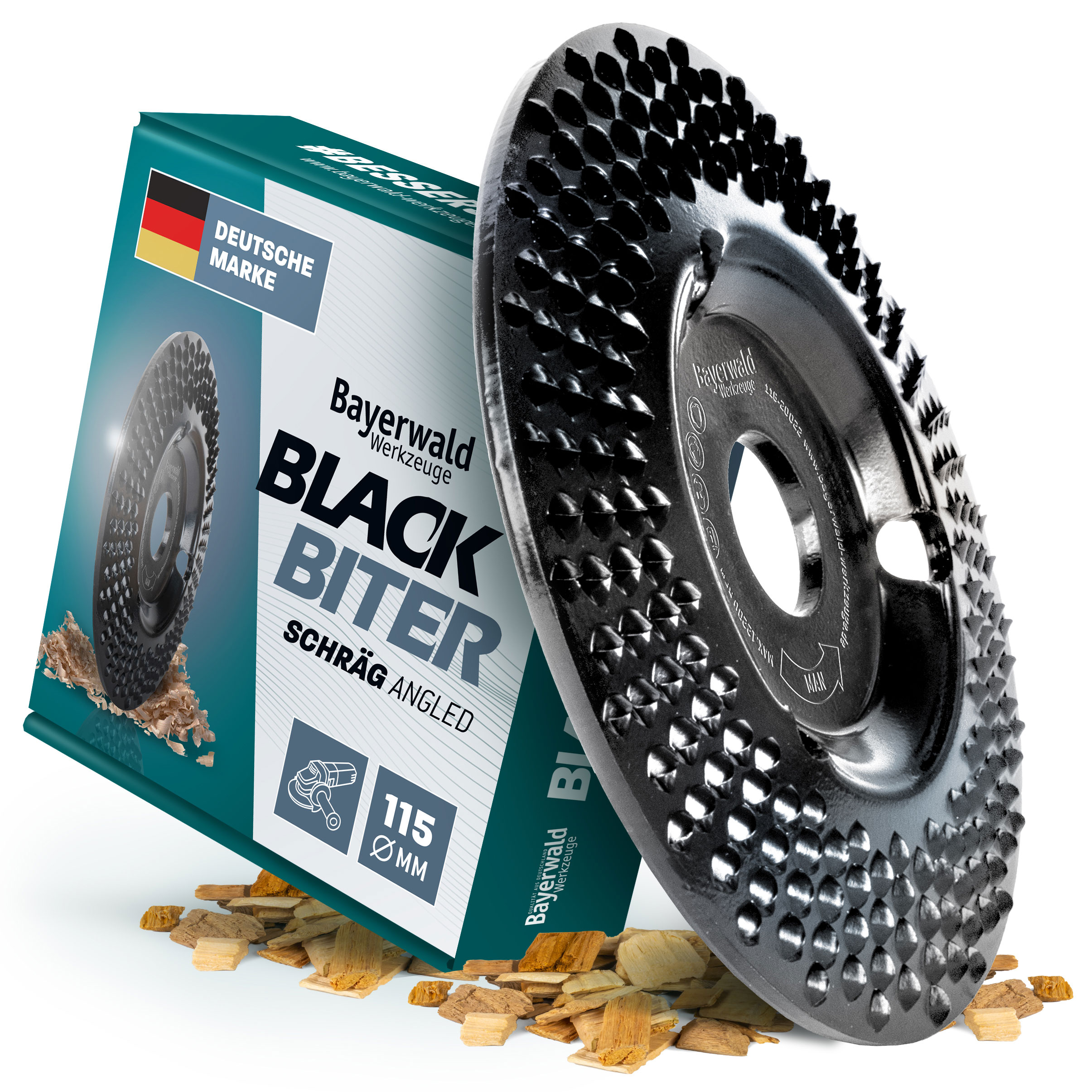 Bayerwald Raspelscheibe Black Biter Ø115 mm für Winkelschleifer Bayerwald Raspelscheibe Black Biter Ø115 mm für Winkelschleifer