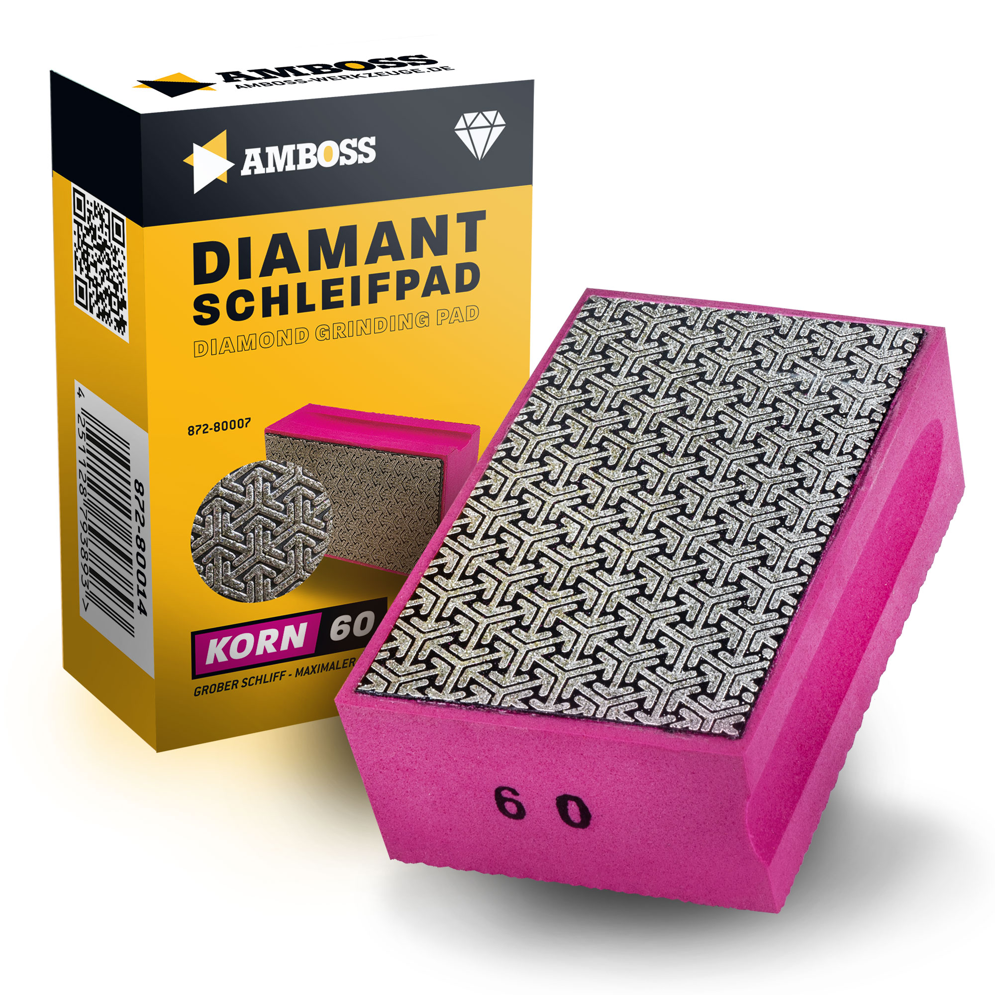 Amboss Diamant Schleifpad Korn: 60 Amboss Diamant Schleifpad Korn: 60