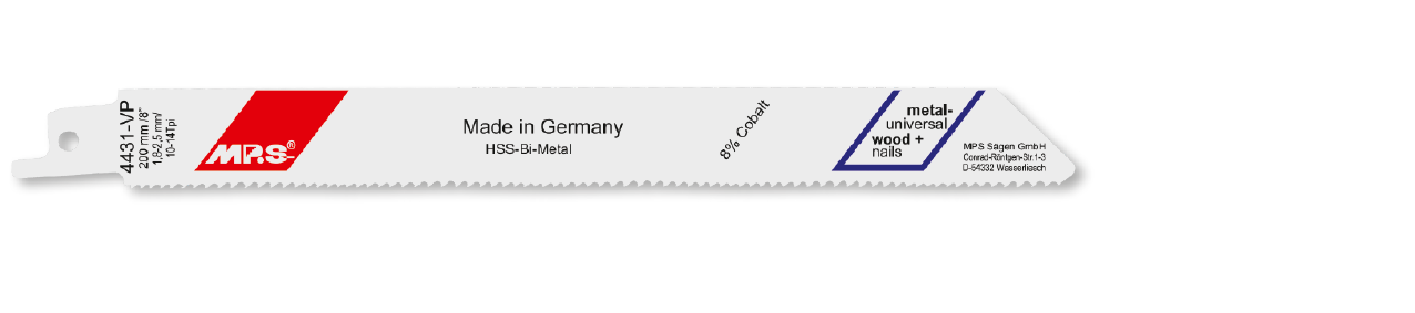 5x MPS Säbelsägeblatt Länge 200 mm 5x MPS Säbelsägeblatt Länge 200 mm