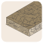 Werkstoff: Faserzementplatte, Eternit, Stein-/ und Glaswolle, Rockwool®, Isover® Werkstoff: Faserzementplatte, Eternit, Stein-/ und Glaswolle, Rockwool®, Isover®