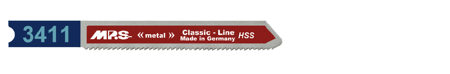5x MPS 3411 Stichsägeblatt Länge 75/50 mm