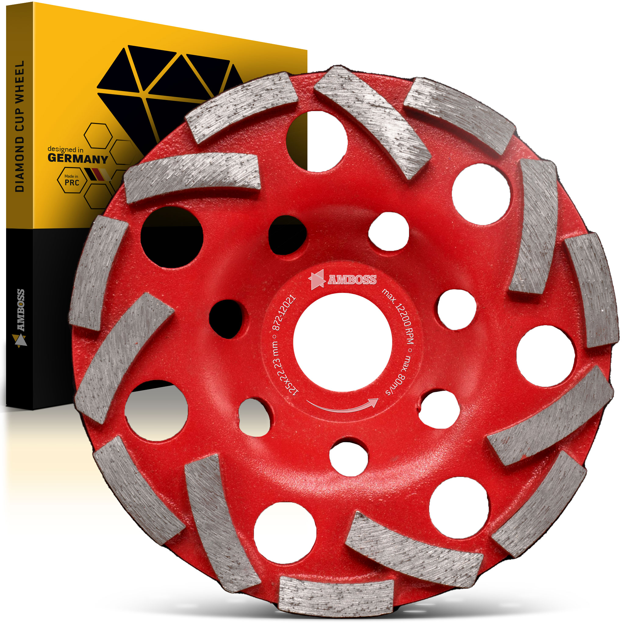 Amboss DST 12P Diamant Schleiftopf Ø 125 mm x  22.23 Amboss DST 12P Diamant Schleiftopf Ø 125 mm x  22.23