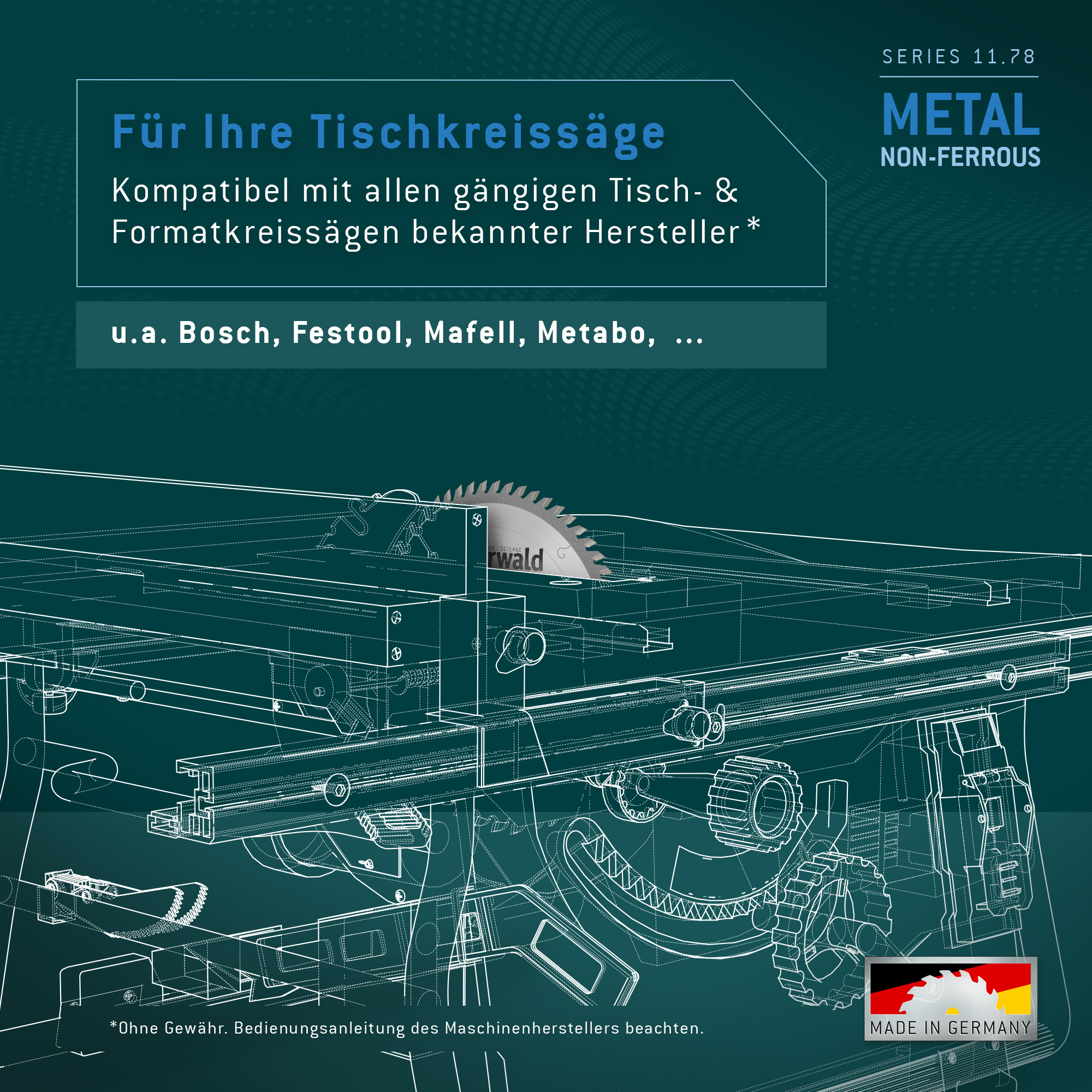 HM Kreissägeblatt - 500 x 4/3.6 x 32 Z120 TF pos. HM Kreissägeblatt - 500 x 4/3.6 x 32 Z120 TF pos.