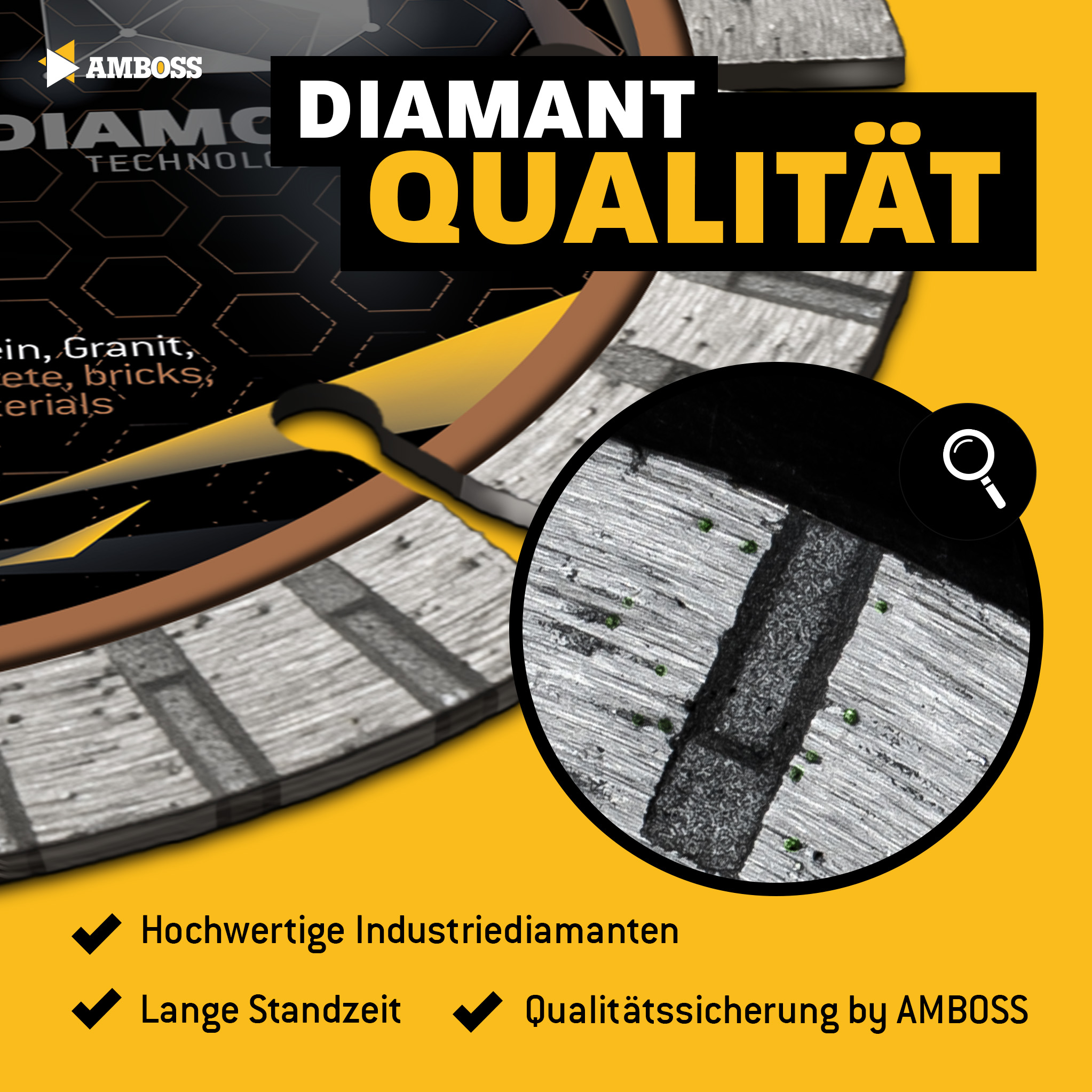 Amboss BGL 35P Diamant Trennscheibe - 125 x 2.2 x 22.2 Amboss BGL 35P Diamant Trennscheibe - 125 x 2.2 x 22.2