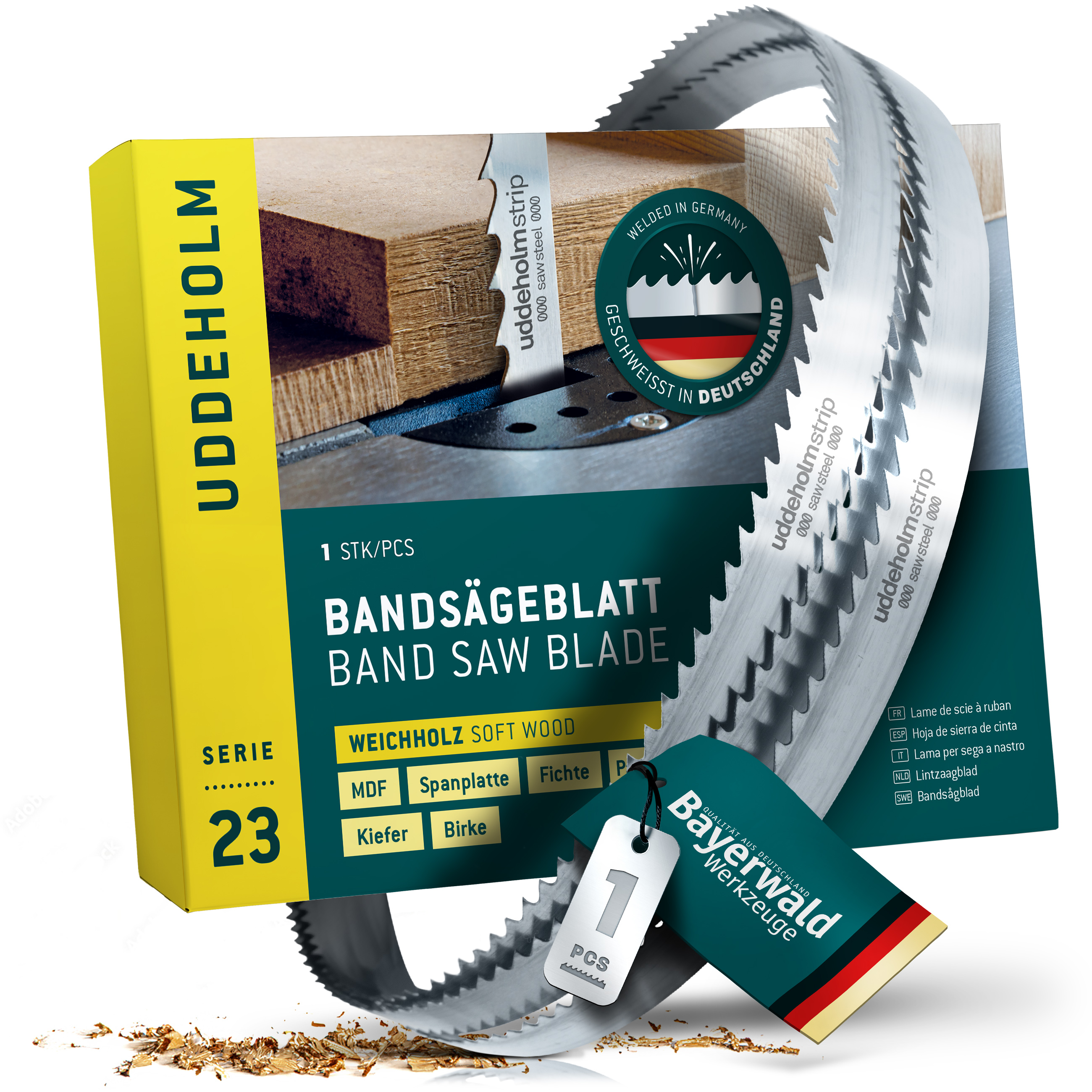 Uddeholm Bandsägeblatt  4600 x 25 x 0.6 x 8mm