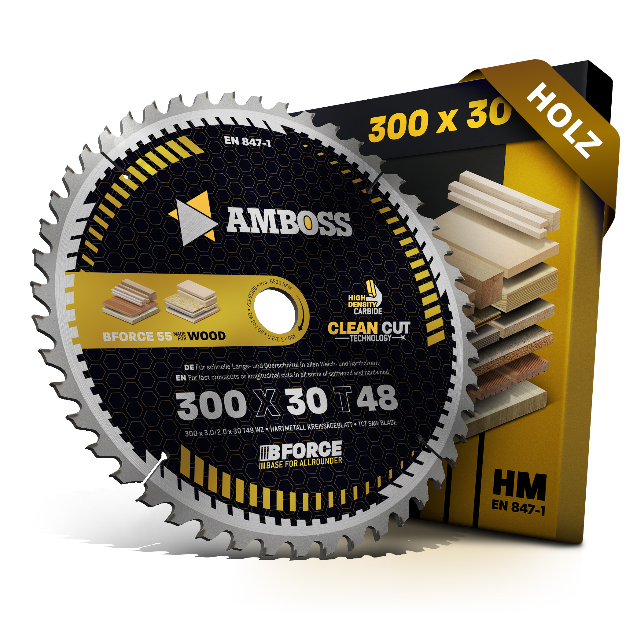 HM Kreissägeblatt - 300 x 3/2.0 x 30 Z48 WZ HM Kreissägeblatt - 300 x 3/2.0 x 30 Z48 WZ