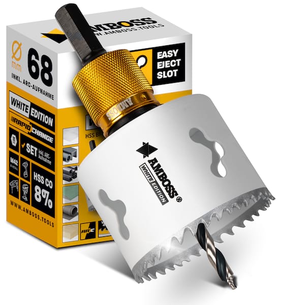 Amboss BiMetall M42 Lochsäge 68 mm mit Schnellwechselaufnahme ARC Amboss BiMetall M42 Lochsäge 68 mm mit Schnellwechselaufnahme ARC