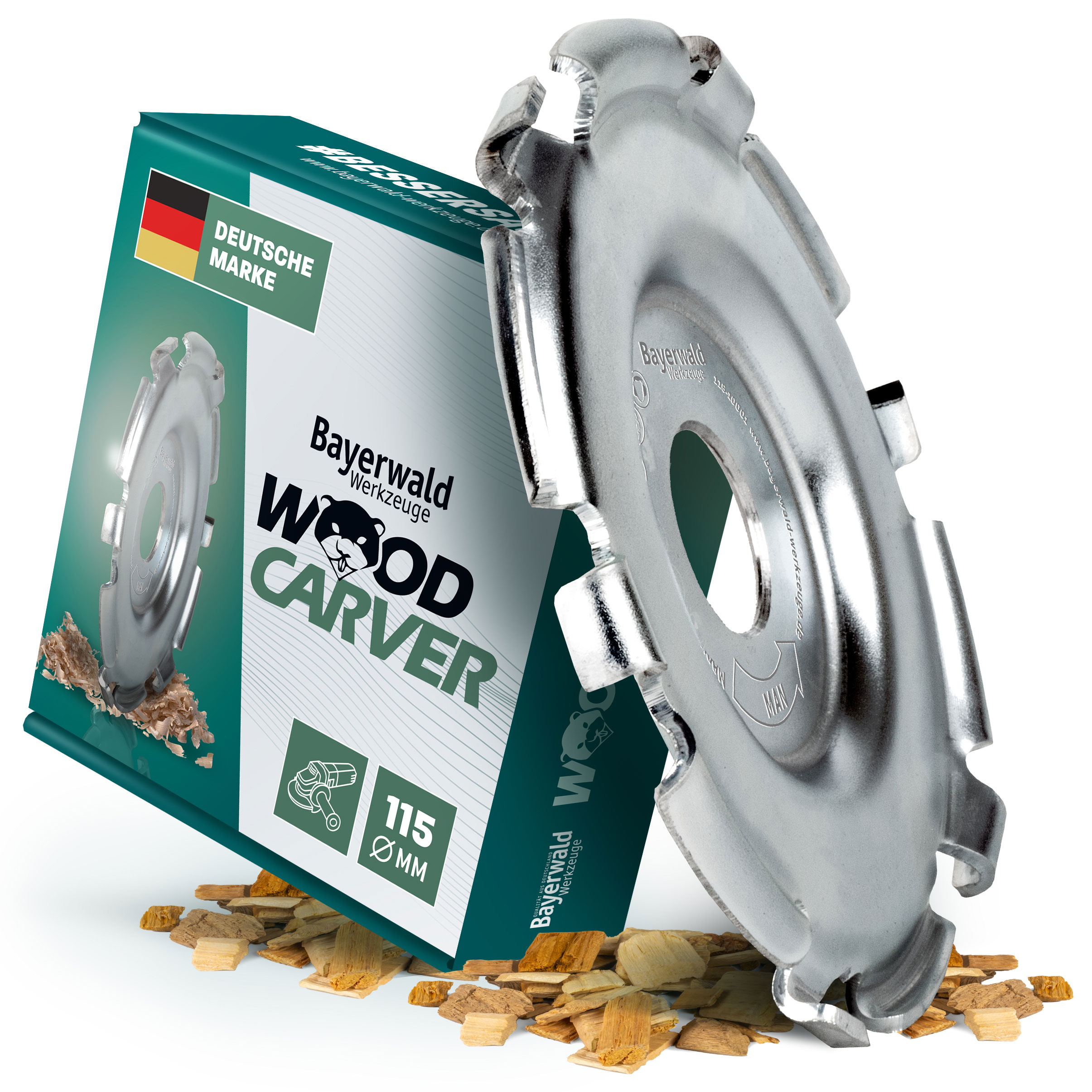 Bayerwald Woodcarver Ø115 mm / 22,2 mm Bohrung Bayerwald Woodcarver Ø115 mm / 22,2 mm Bohrung