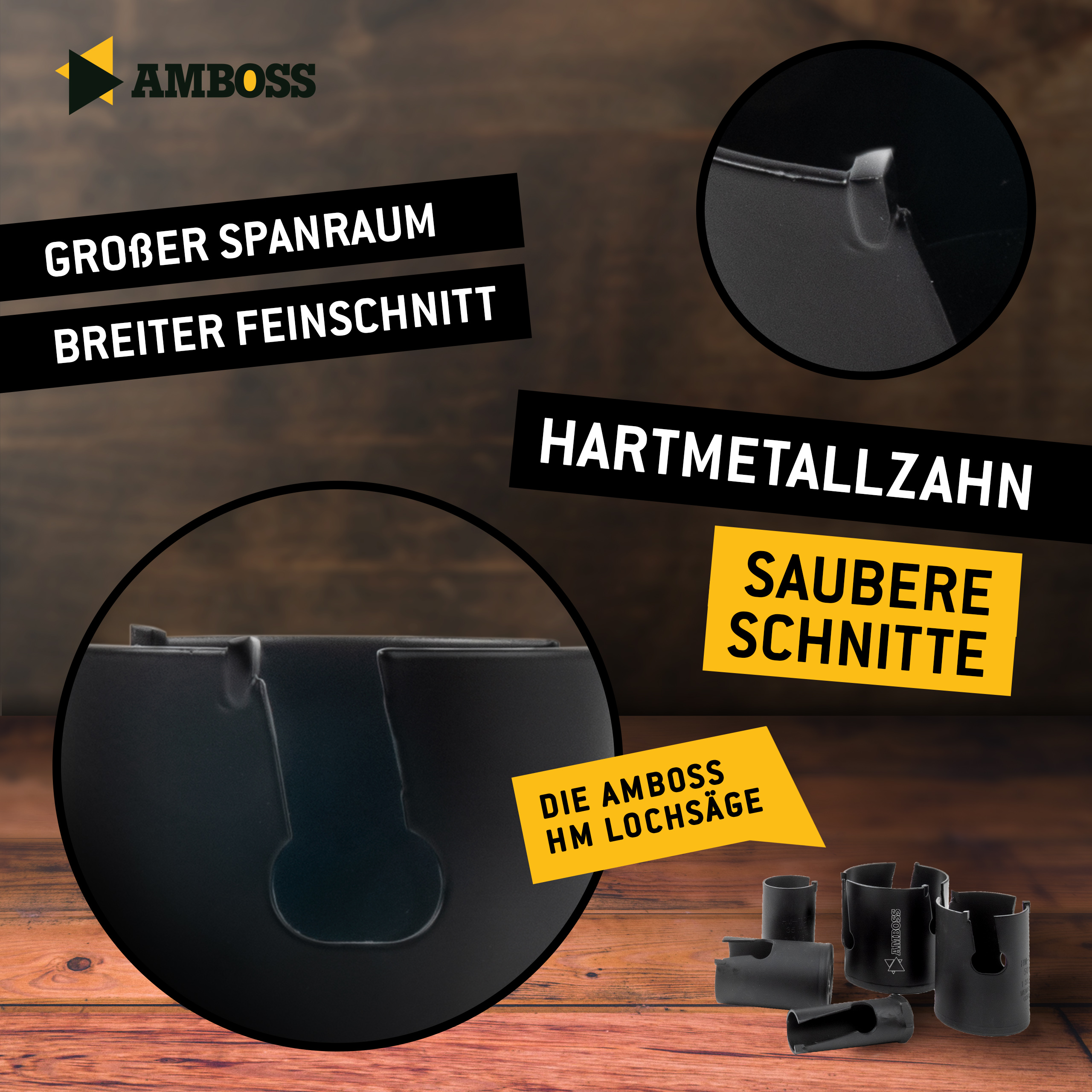 Amboss HM Multifunktions-Lochsäge Ø54 mm (ohne Aufnahme)