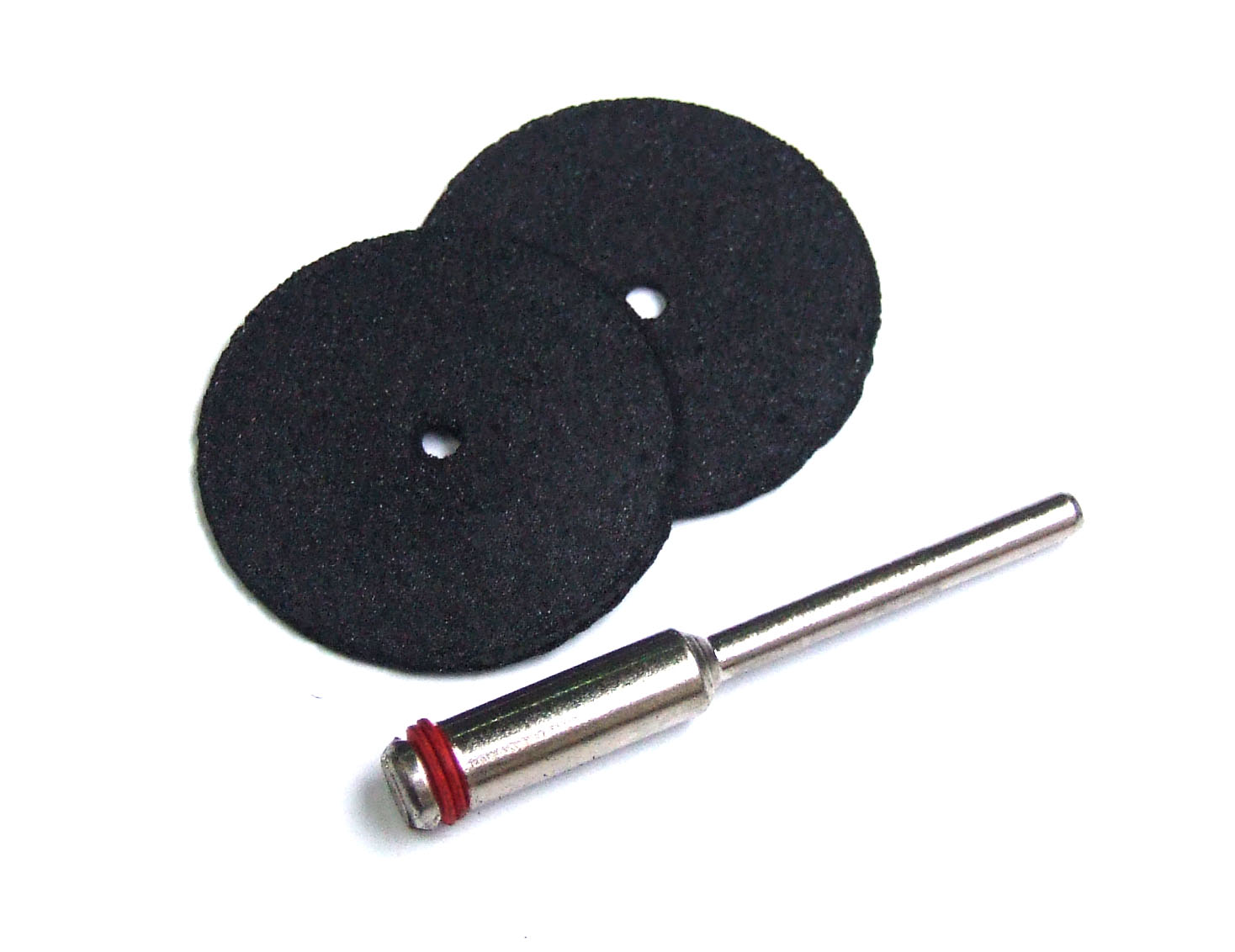 2x Silizium Karbid Trennscheiben mit Aufnahme für Dremel 2x Silizium Karbid Trennscheiben mit Aufnahme für Dremel