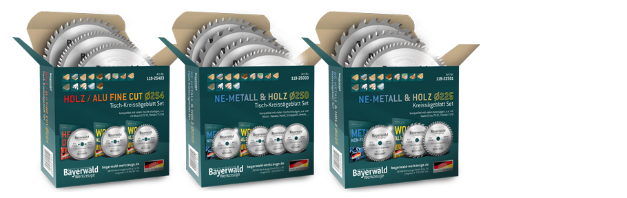Universal-Kreissägeblatt-Sets