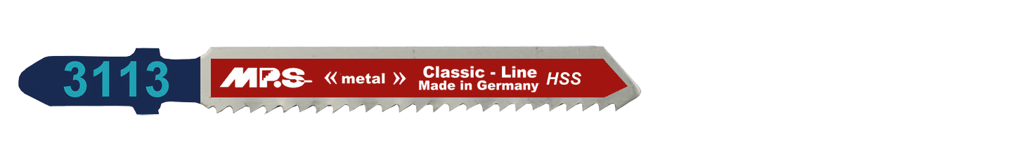 5x MPS 3113 Stichsägeblatt Länge 75/50 mm