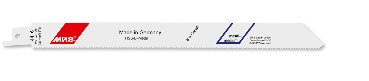 50x MPS Säbelsägeblatt Länge 230 mm 50x MPS Säbelsägeblatt Länge 230 mm