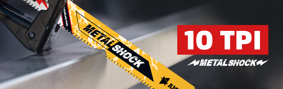Metal Shock Hartmetall Säbelsägeblätter 10 ZpZ für Edelstahl Metal Shock Hartmetall Säbelsägeblätter 10 ZpZ für Edelstahl