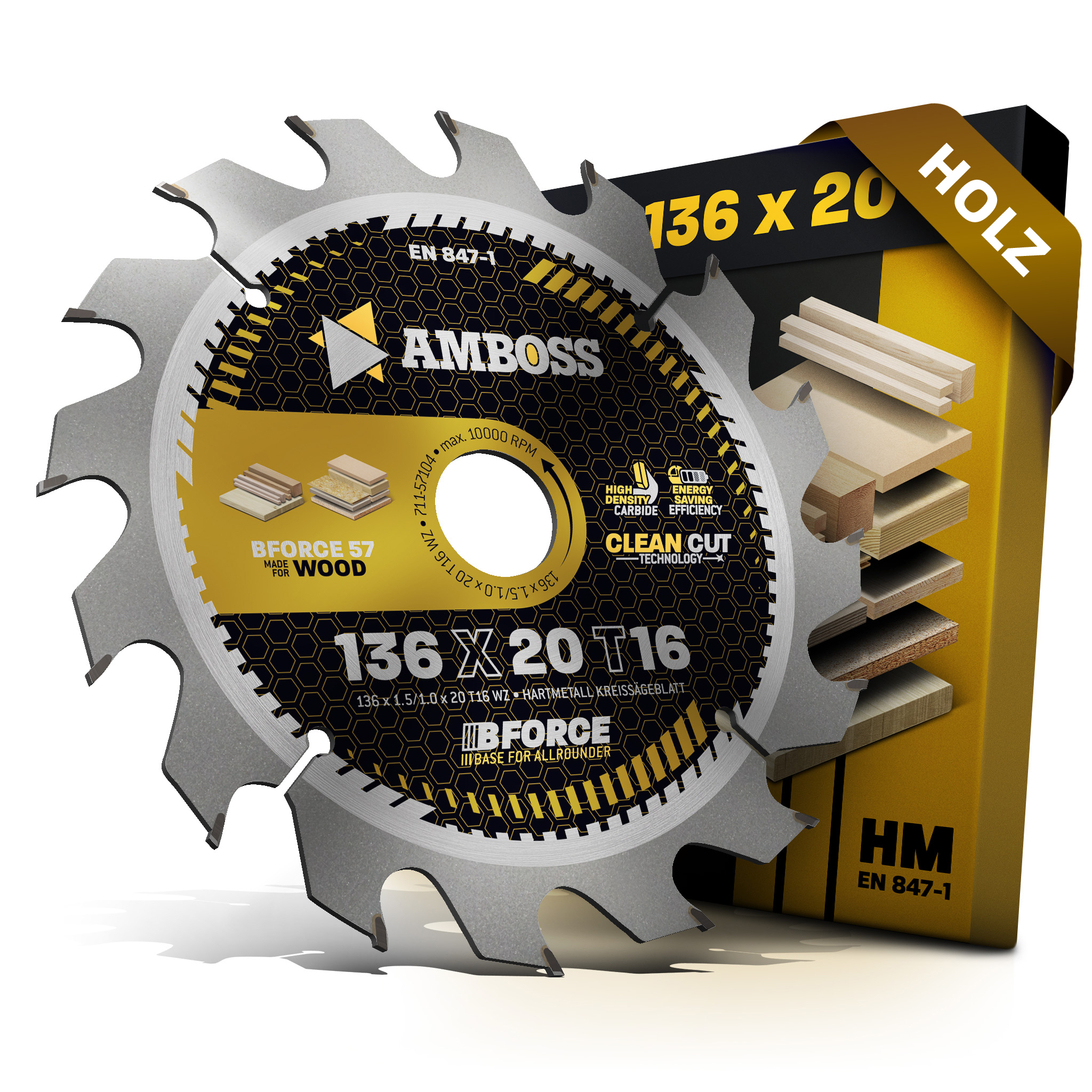 HM Kreissägeblatt - 136 x 1.5/1.0 x 20 Z16 WZ HM Kreissägeblatt - 136 x 1.5/1.0 x 20 Z16 WZ