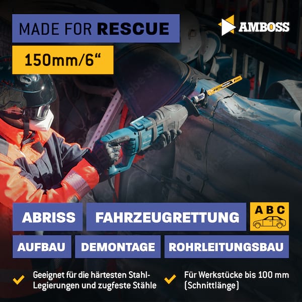 3x Amboss Metal Shock Säbelsägeblatt Länge 230 mm 8 ZpZ 3x Amboss Metal Shock Säbelsägeblatt Länge 230 mm 8 ZpZ