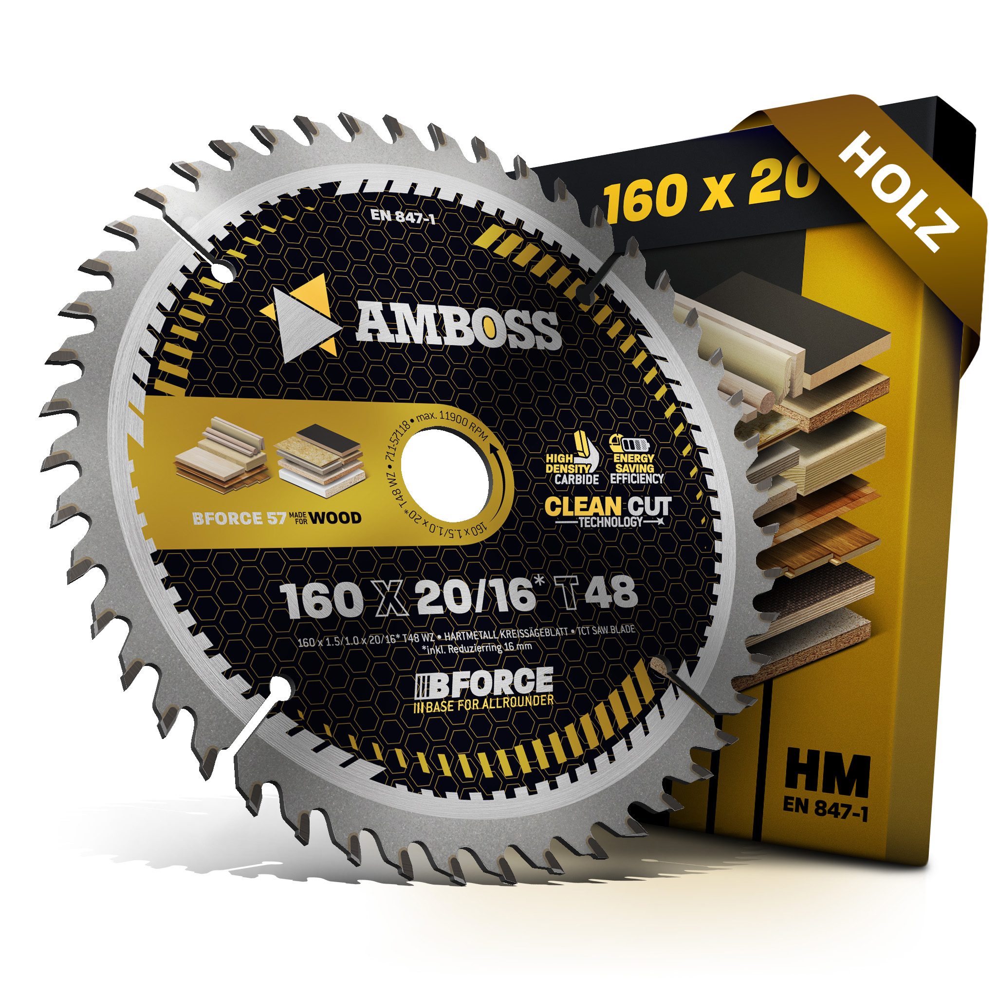 HM Kreissägeblatt - 160 x 1.5/1.0 x 20 Z48 WZ HM Kreissägeblatt - 160 x 1.5/1.0 x 20 Z48 WZ