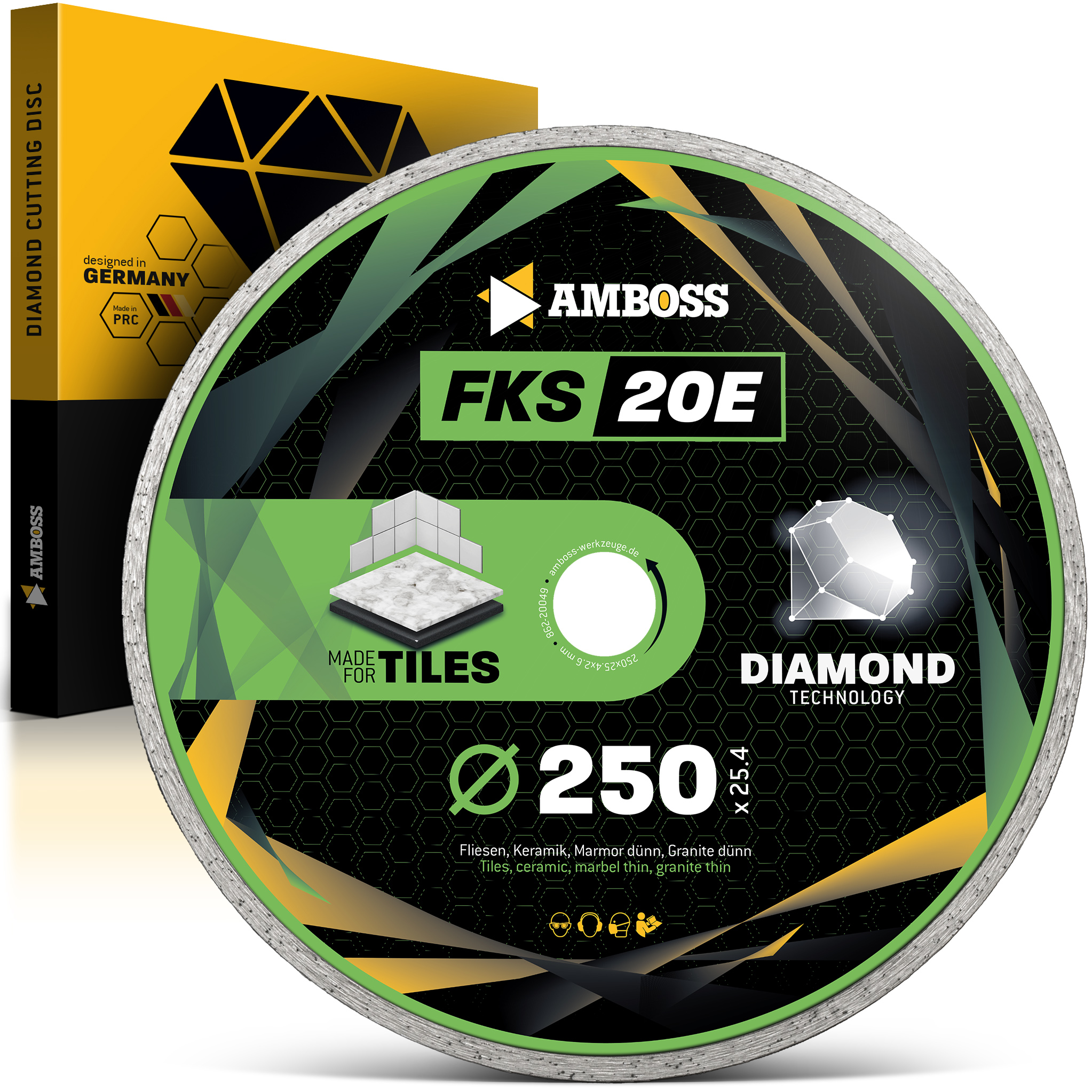 Amboss FKS 20E Diamant Trennscheibe 250mm x 2.6 x 22.2 Amboss FKS 20E Diamant Trennscheibe 250mm x 2.6 x 22.2