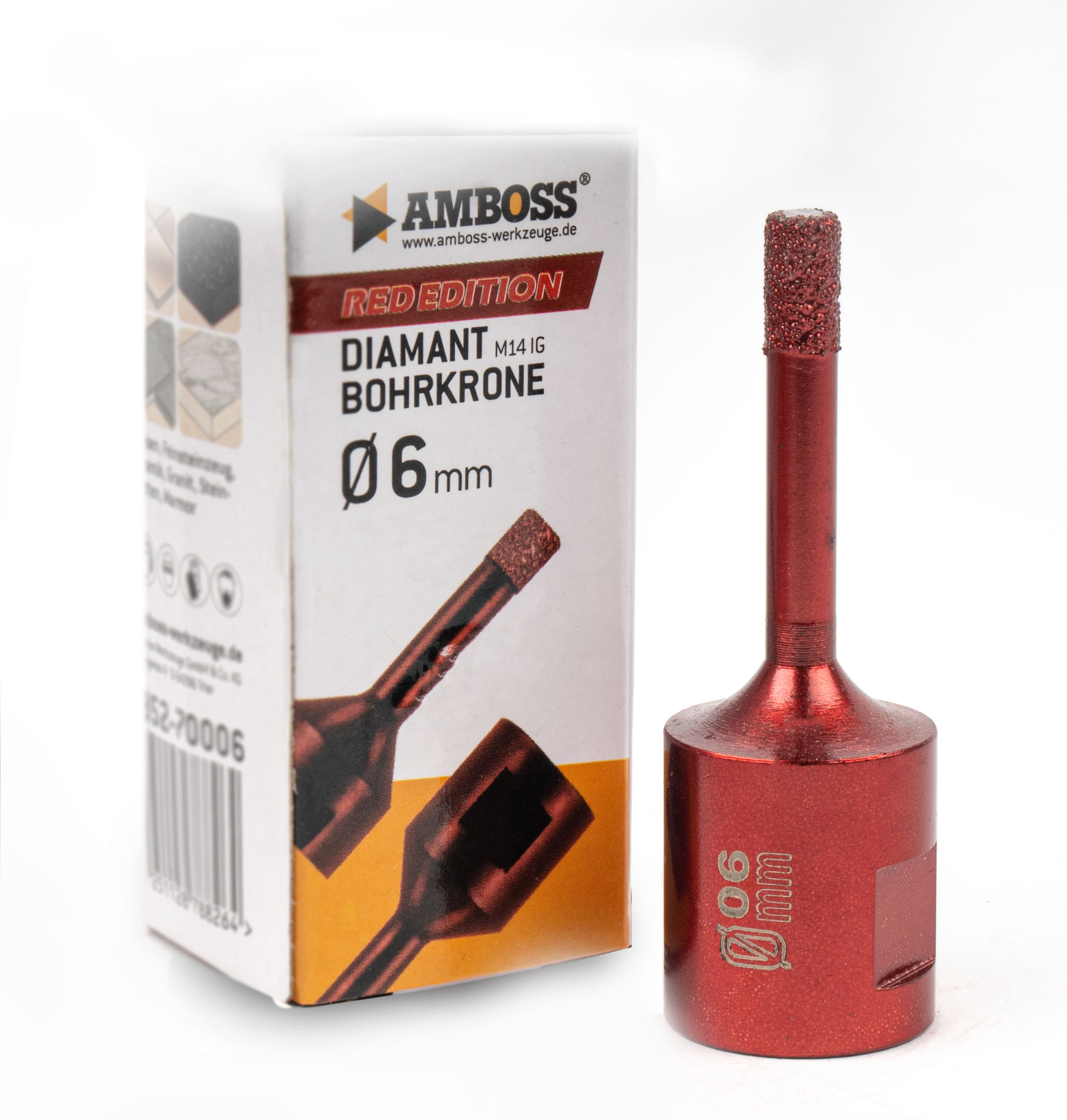 Amboss Red Edition Bohrkrone 6 mm Amboss Red Edition Bohrkrone 6 mm