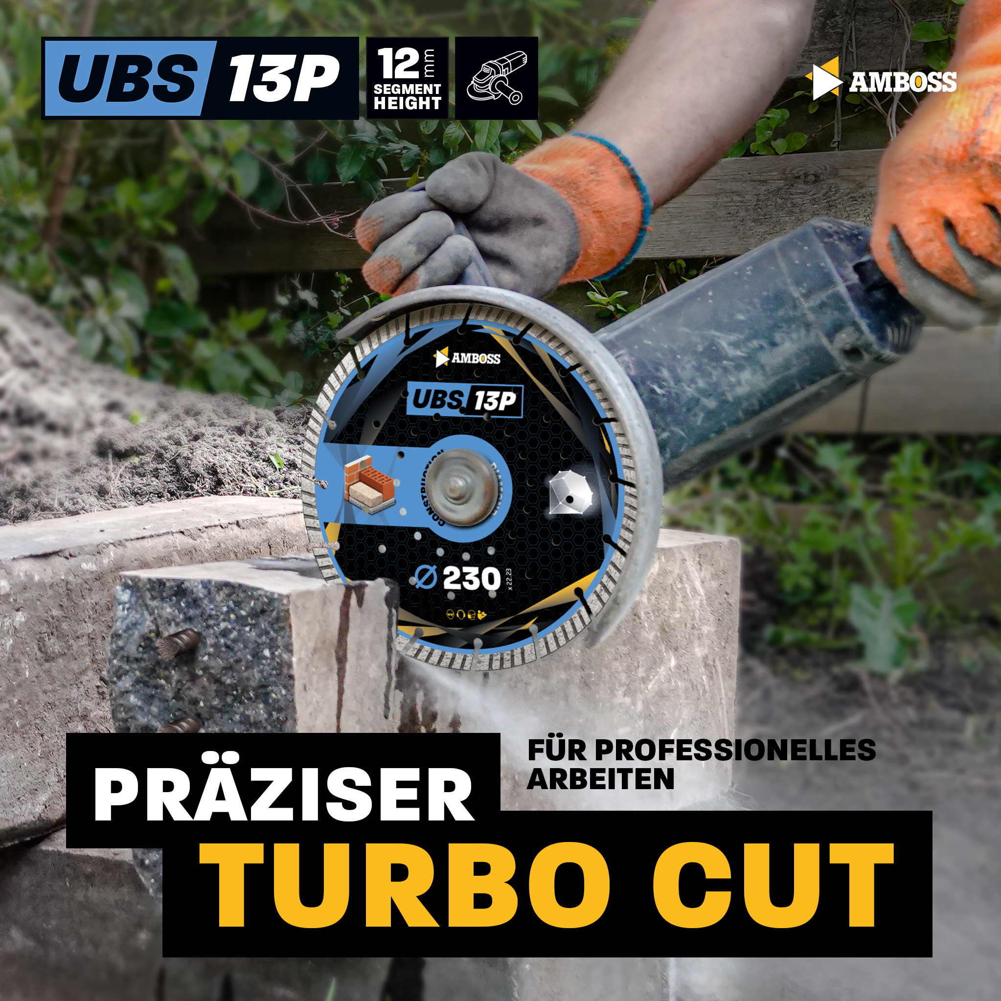 Amboss UBS 13P Diamant Trennscheibe - 230 x 2.8 x 22.2 Amboss UBS 13P Diamant Trennscheibe - 230 x 2.8 x 22.2