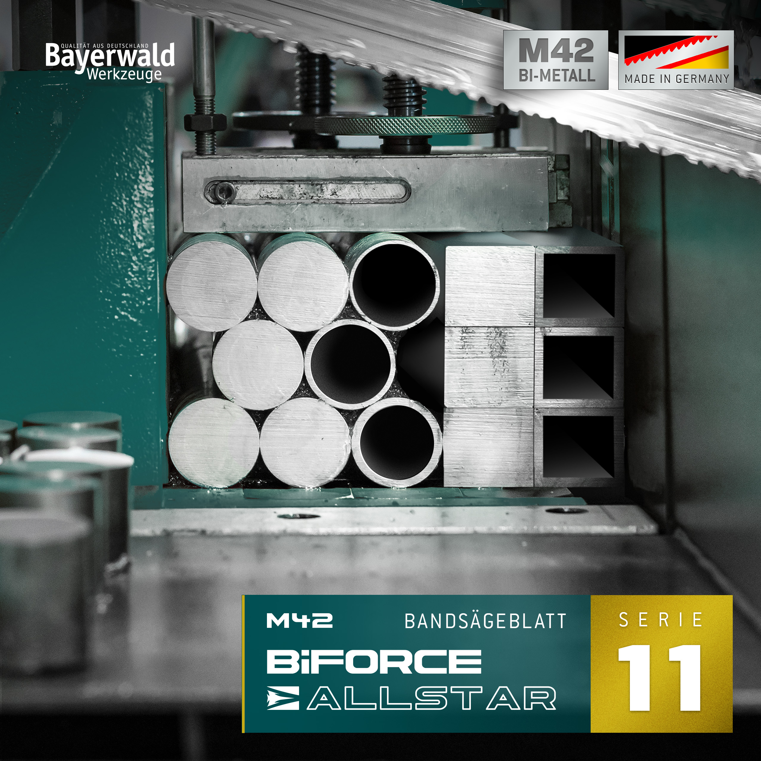 Bayerwald M42  Bandsägeblatt BiFORCE ALLSTAR 2950 x 27 x 0.9 x 4|6 ZpZ