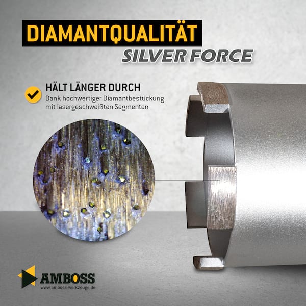 Dosensenker Silver Force - 82 mm - SDS-Plus StarterSet Dosensenker Silver Force - 82 mm - SDS-Plus StarterSet